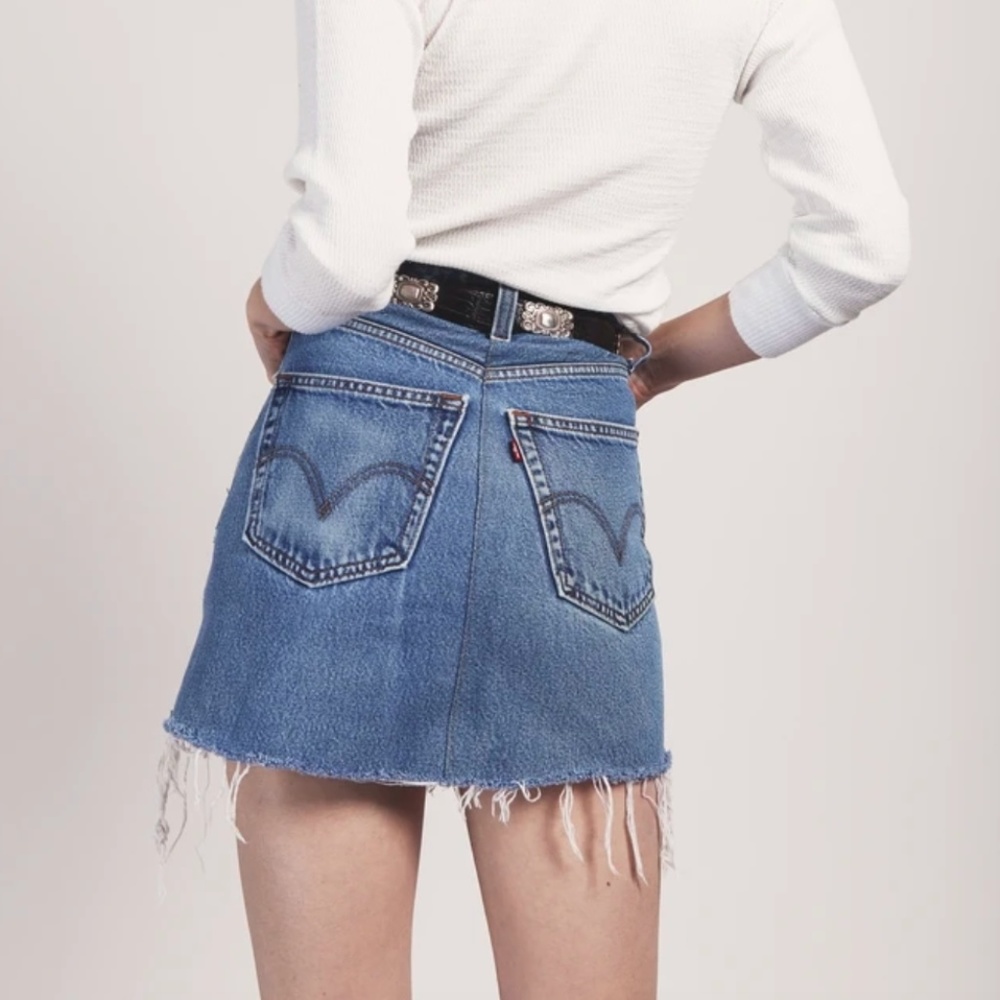 Vintage Twin Levi's Remade Denim Skirt